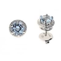 Ohrringe Damiani Dame Minou in Gold Acquamarina 2.5 Ct 20076501 - 20076501